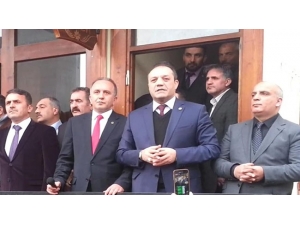 Mhp’ye Uzundere’de Coşkulu Karşılama