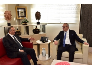 Mhp Grup Başkanvekili Akçay’dan Başkan Ergün’e Ziyaret