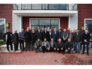 Başkan Kaya Ve Yüce, Küçük Sanayi Sitesi Esnafı İle Bir Araya Geldi