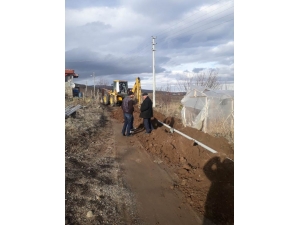 Şuhut Belediyesinden Taşlıca Mahallesine Yeni İçme Suyu Hattı