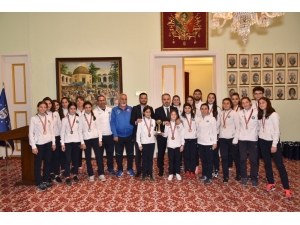 Atletizm Takımından Başkan Aktaş’a Ziyaret