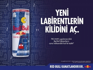 Efsane Oyun Pac-man Red Bull Kutusunda