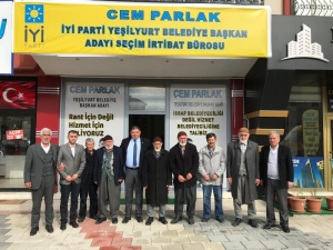 İyi Parti Yeşilyurt Adayı Cem Parlak’a Ziyaret