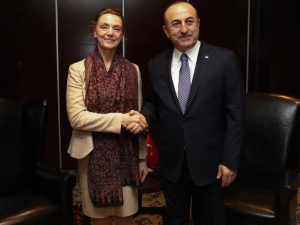 Dışişleri Bakanı Çavuşoğlu Hırvat Mevkidaşı İle Görüştü