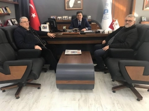 Eski Bakan Şeker’den Başkan Yalçın’a Ziyaret