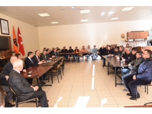 Belediye Başkanı Tahsin Babaş, Karayolları 15. Bölge Müdürlüğü’nü Ziyaret Etti