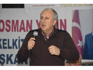 Chp’li Muharrem İnce Gümüşhane’de Partililer İle Buluştu