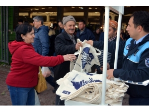 Aliağa Belediyesinden Çevre Dostu Bez Çanta