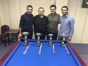 Bilardo 8 Top İl Birinciliği Sona Erdi
