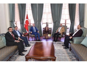 İlçe Belediye Başkanları Vali Soytürk’ü Ziyaret Etti
