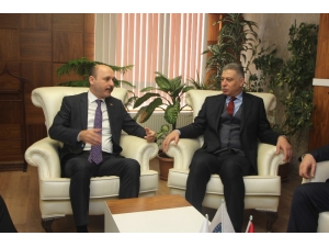 Irak Türkmen Cephesi Lideri Erşat Salihi, Geylan’ı Ziyaret Etti