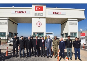 Vali Soytürk Çobanbey Sınır Kapısında İncelemelerde Bulundu