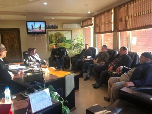 Başkan Yaman, Taşıyıcılar Kooperatifi Üyeleri İle Bir Araya Geldi