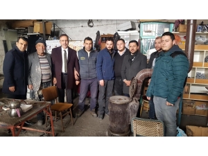 Seçen Ve Arı, Lale Sanayi Sitesinde Ziyaretlerde Bulundu