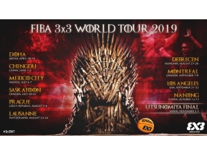 Fıba 3x3 Dünya Turu 2019 Takvimi Belli Oldu
