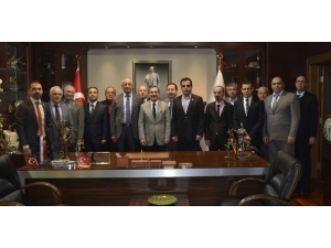 Demiryolcular Başkan Ataç’ı Ziyaret Etti