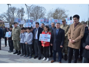 Erzincan’da “Öncelik Hayatın, Öncelik Yayanın” Eylemi Yapıldı