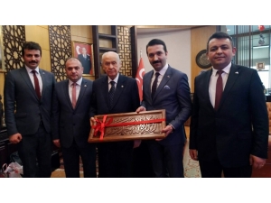 Mhp Heyeti, Genel Başkan Devlet Bahçeli’yi Ziyaret Etti
