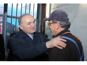 Özlü, Yeni Sanayi Çarşısı Esnafını Ziyaret Etti
