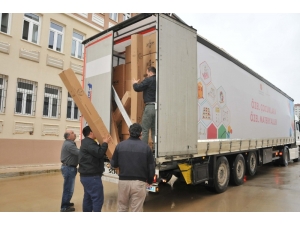 Özel Eğitim Öğrencilerinin Materyalleri Denizli’ye Geldi