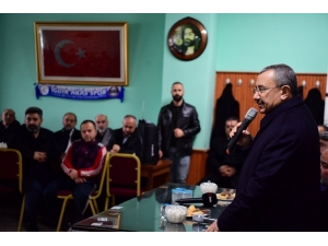 İsmail Erdem, Ataşehir’de Cuma Namazını Kayışdağı İmam Hüseyin Camii’nde Kıldı