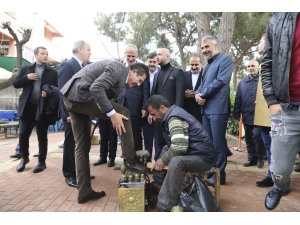 Zeybekci, İlçe Ziyaretlerini Sürdürüyor