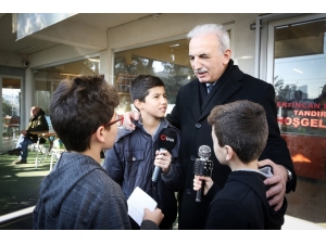 Küçük Muhabirlerden Başkan Adayı İsmet Yıldırım’a Soru Yağmuru