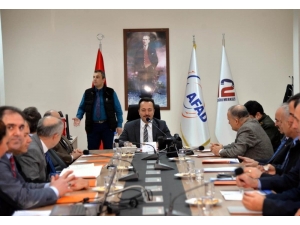 Afet Ve Acil Durum Koordinasyon Kurulu Toplantısı Yapıldı