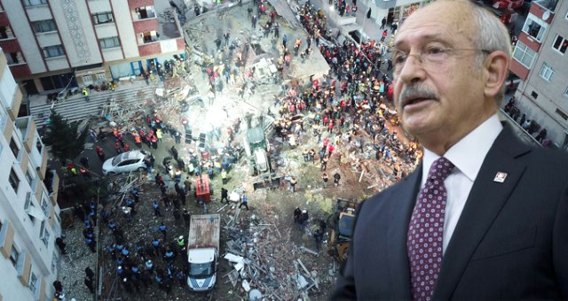 Kartal'da Çöken Binayla İlgili Konuşan Kılıçdaroğlu: Sorumlusu Şu Anda Erzurum'un Başkanı