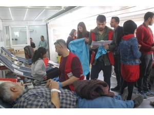 Kozluklu Gençlerden Kan Bağış Kampanyasına Destek