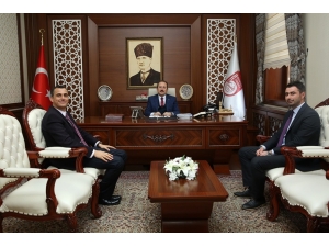 Aksa Doğalgaz Gümüşhane - Bayburt Bölge Müdürü Yavuz Vali Pehlivan’ı Ziyaret Etti