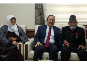 Vali Pehlivan Kore Gazisi Kalacoş’u Ağırladı