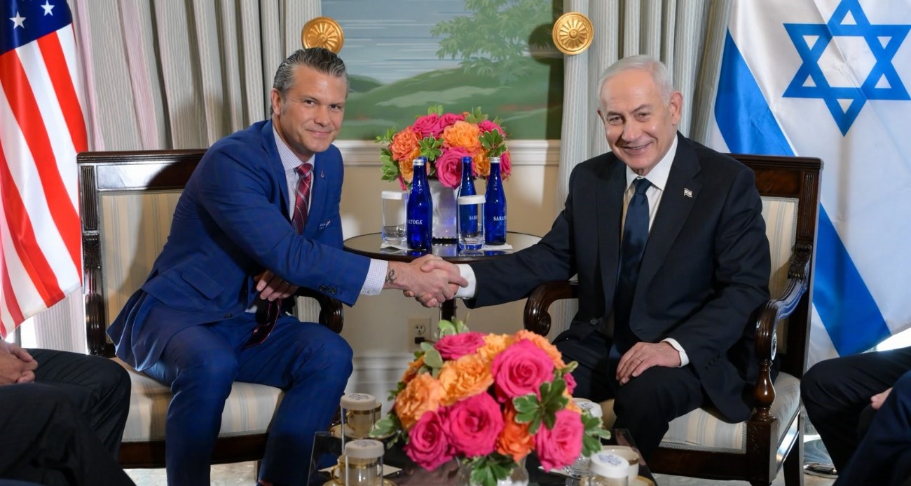 netanyahu-abd-savunma-bakani-hegseth-ile-bir-araya-geldi