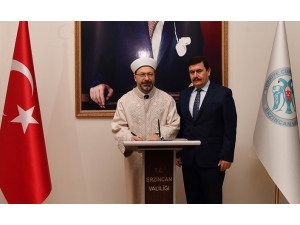Diyanet İşleri Başkanı Erbaş Erzincan’da