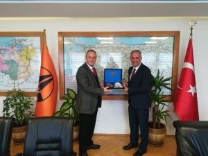 Başkan Yaman, Bölge Müdürü Çolak’la Bir Araya Geldi
