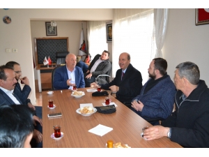 Başkan Bozkurt’dan Ziraat Odası Ve Muhtarlar Derneğine Ziyaret