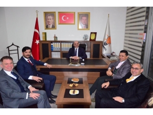 Mhp’den Başkan Çetinbaş’a Nezaket Ziyareti