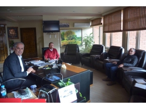 Başkan Yaman, Genel Müdür Yardımcısı Keser’le Bir Araya Geldi