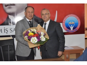 Başkan Kayda, Eğitim-iş’ten Destek İstedi