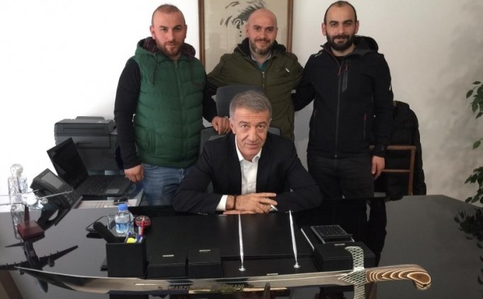 Ağaoğlu'na Kılıç Hediyesi! "trabzon'u Savunmak Için..."