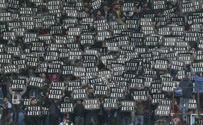 Trabzonspor Taraftarlarından Tff Tepkisi!