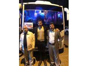 Umre Yolcuları Kutsal Topraklara Uğurlandı