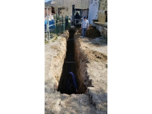 Bayırköy’de Kanalizasyon Çalışmaları Başladı