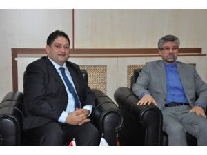 İran İslam Cumhuriyeti Erzurum Başkonsolosu Dr. Sajad Soltanzadeh, Başkan Oral’ı Ziyaret Etti