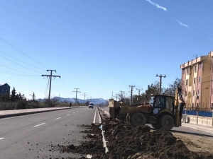 Lice-kulp Karayolunda Refüj Çalışmaları Başladı