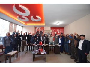 Cumhur İttifakı Adayı Çerçi Mhp İlçe Yönetimiyle Buluştu