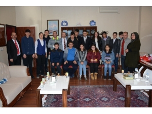 Özel Öğrenciler Başsavcı Uçak’ı Ziyaret Etti