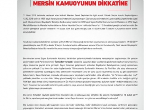 Cumhur İttifakı Adayı Tuna’dan Kocamaz’a Yanıt