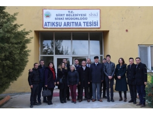 Siirt’te Tuik Personelleri İçme Suyu Ve Atık Su Tesisini Gezdi