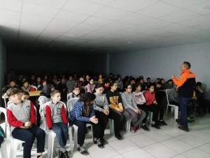 Afad Ekipleri Öğrencilere Eğitim Verdi